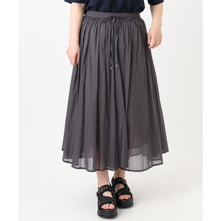 【大きいサイズ】コットンボイルサマースカート | eur3 | 詳細画像19 