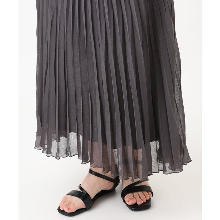 【大きいサイズ/a.v.v×eur3】ランダムプリーツスカート | eur3 | 詳細画像17 