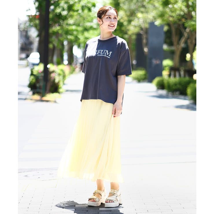 【大きいサイズ/a.v.v×eur3】ランダムプリーツスカート | eur3 | 詳細画像3 