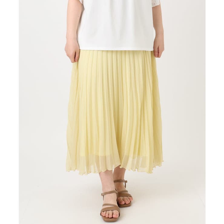 【大きいサイズ/a.v.v×eur3】ランダムプリーツスカート | eur3 | 詳細画像6 