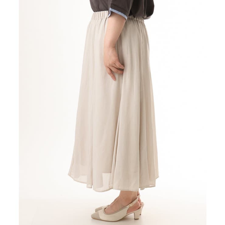 【大きいサイズ/a.v.v×eur3】シア―フレアスカート | eur3 | 詳細画像16 
