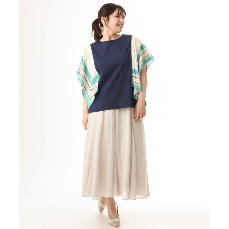 【大きいサイズ/a.v.v×eur3】シア―フレアスカート | eur3 | 詳細画像23 