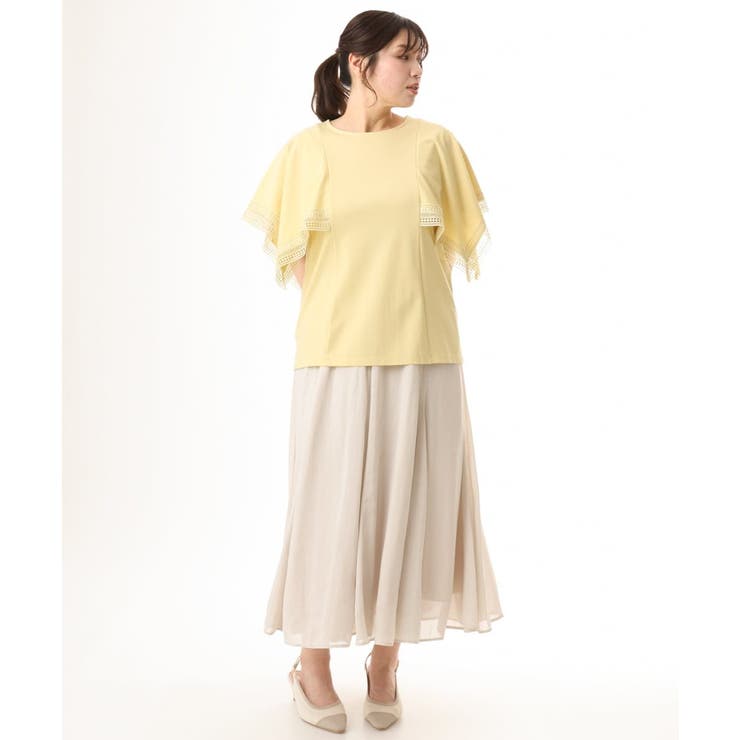 【大きいサイズ/a.v.v×eur3】シア―フレアスカート | eur3 | 詳細画像24 