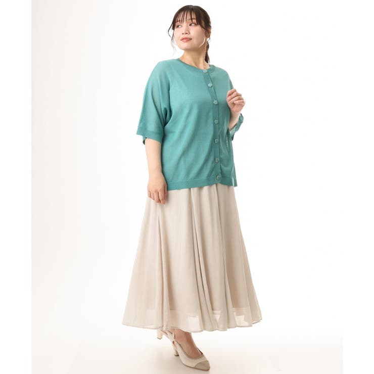 【大きいサイズ/a.v.v×eur3】シア―フレアスカート | eur3 | 詳細画像25 