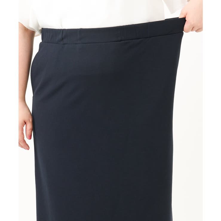 【大きいサイズ】カットジョーゼットナロースカート | eur3 | 詳細画像12 