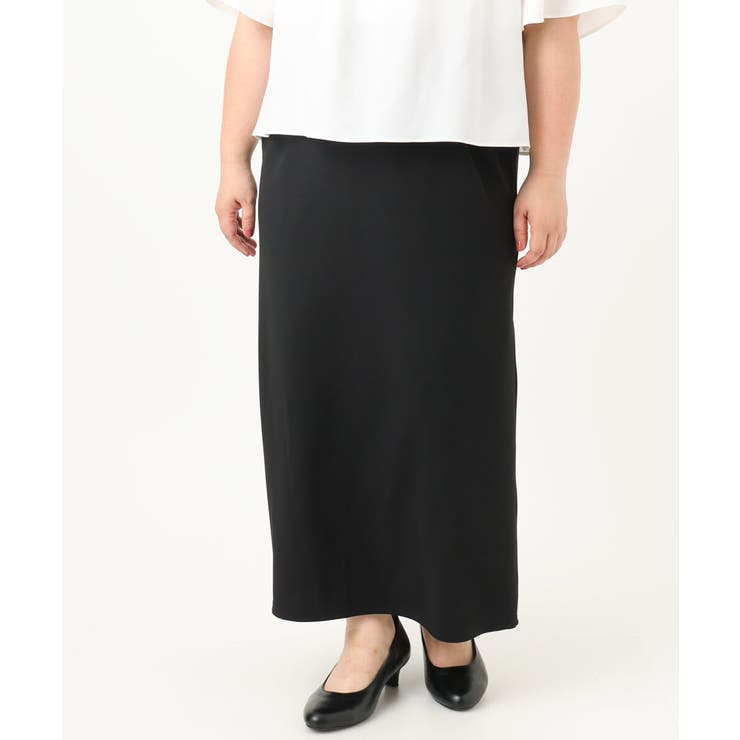 【大きいサイズ】カットジョーゼットナロースカート | eur3 | 詳細画像18 