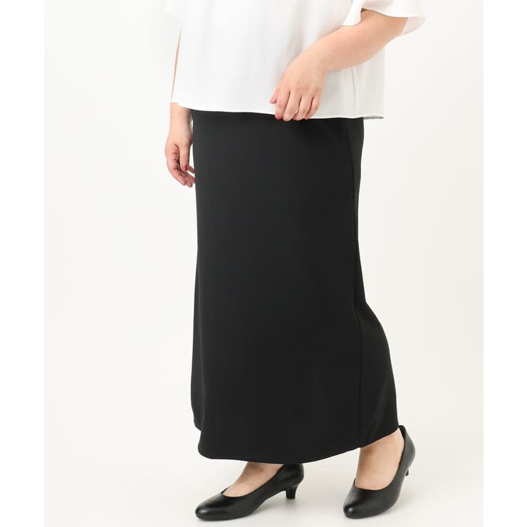 【大きいサイズ】カットジョーゼットナロースカート | eur3 | 詳細画像19 