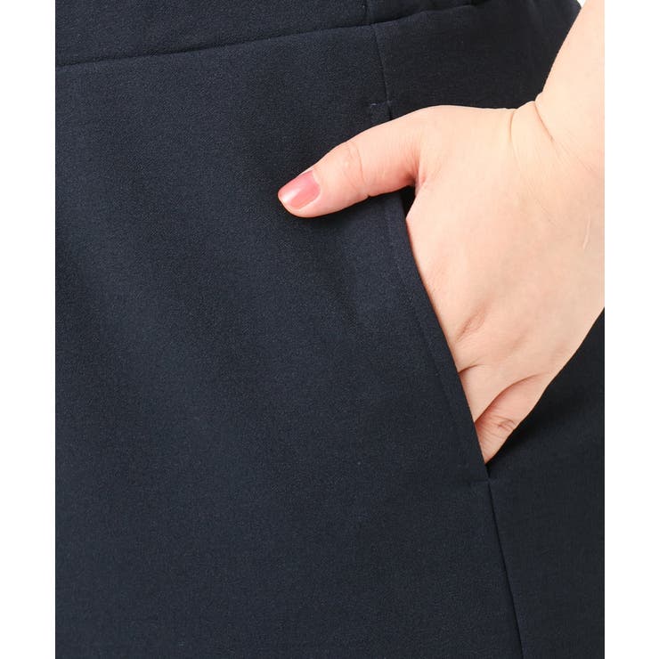 【大きいサイズ】カットジョーゼットナロースカート | eur3 | 詳細画像9 