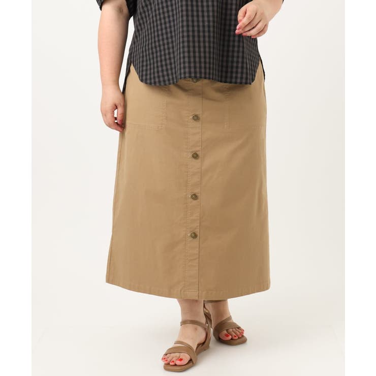 【大きいサイズ】フロントボタンタイトスカート | eur3 | 詳細画像19 