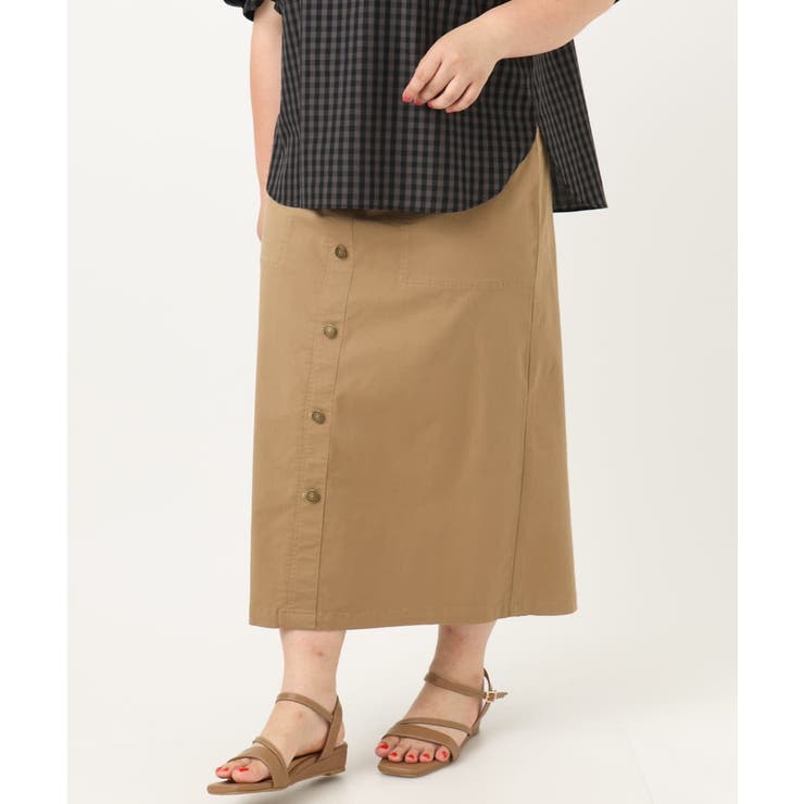 【大きいサイズ】フロントボタンタイトスカート | eur3 | 詳細画像20 