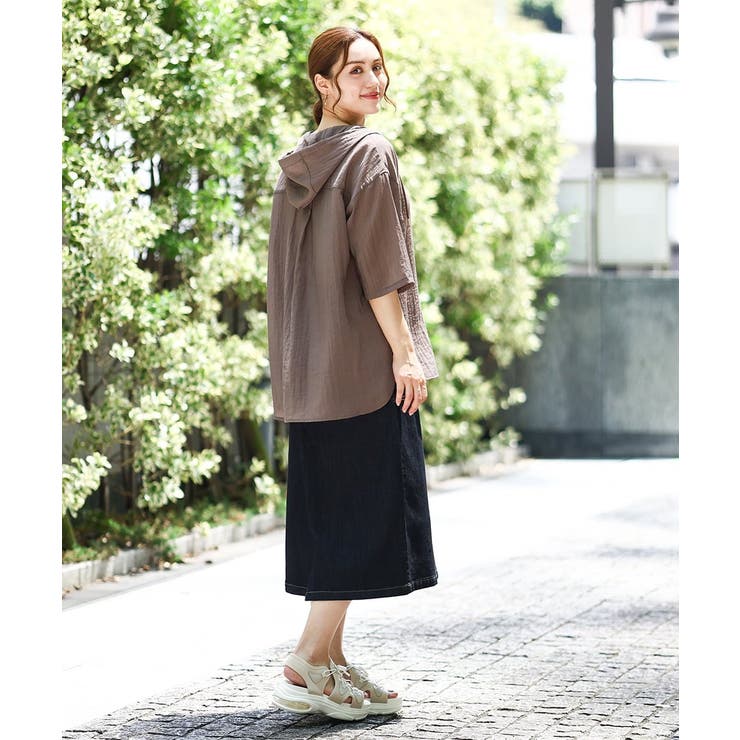 【大きいサイズ】フロントボタンタイトスカート | eur3 | 詳細画像5 