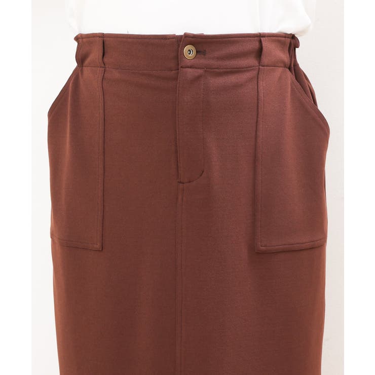 【大きいサイズ】カットジョーゼットタイトスカート | eur3 | 詳細画像12 