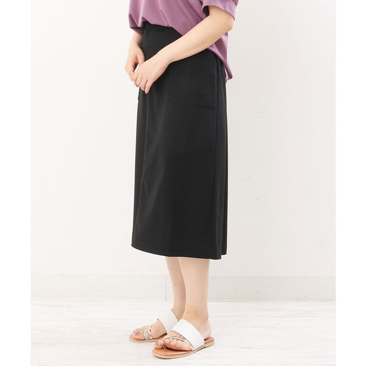 【大きいサイズ】カットジョーゼットタイトスカート | eur3 | 詳細画像20 