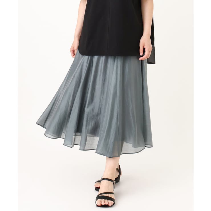 【大きいサイズ/a.v.v×eur3】シアーシャイニースカート | eur3 | 詳細画像15 