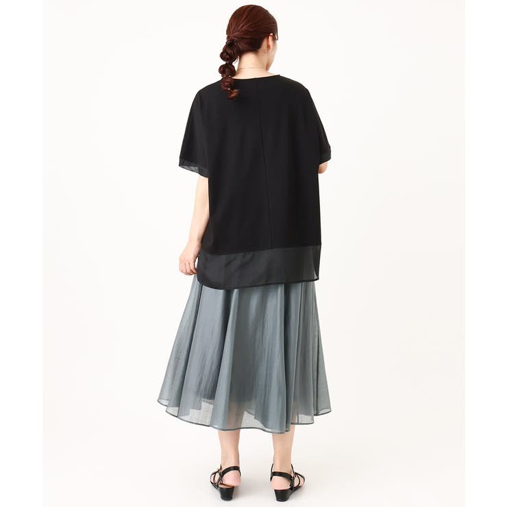 【大きいサイズ/a.v.v×eur3】シアーシャイニースカート | eur3 | 詳細画像16 