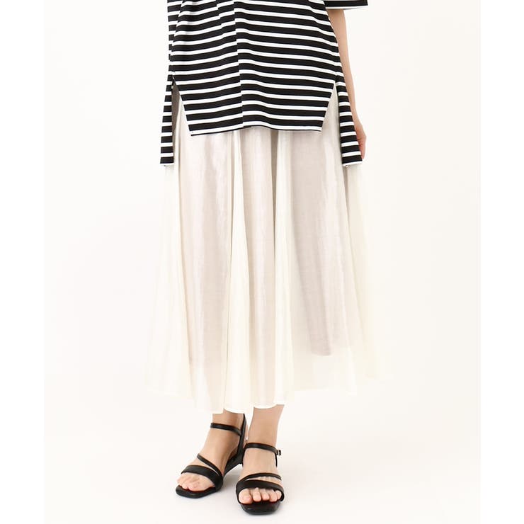 【大きいサイズ/a.v.v×eur3】シアーシャイニースカート | eur3 | 詳細画像2 