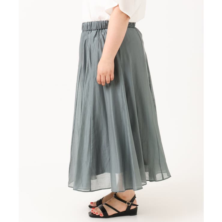 【大きいサイズ/a.v.v×eur3】シアーシャイニースカート | eur3 | 詳細画像21 