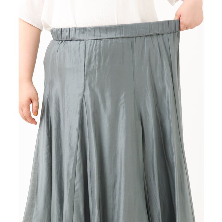 【大きいサイズ/a.v.v×eur3】シアーシャイニースカート | eur3 | 詳細画像26 