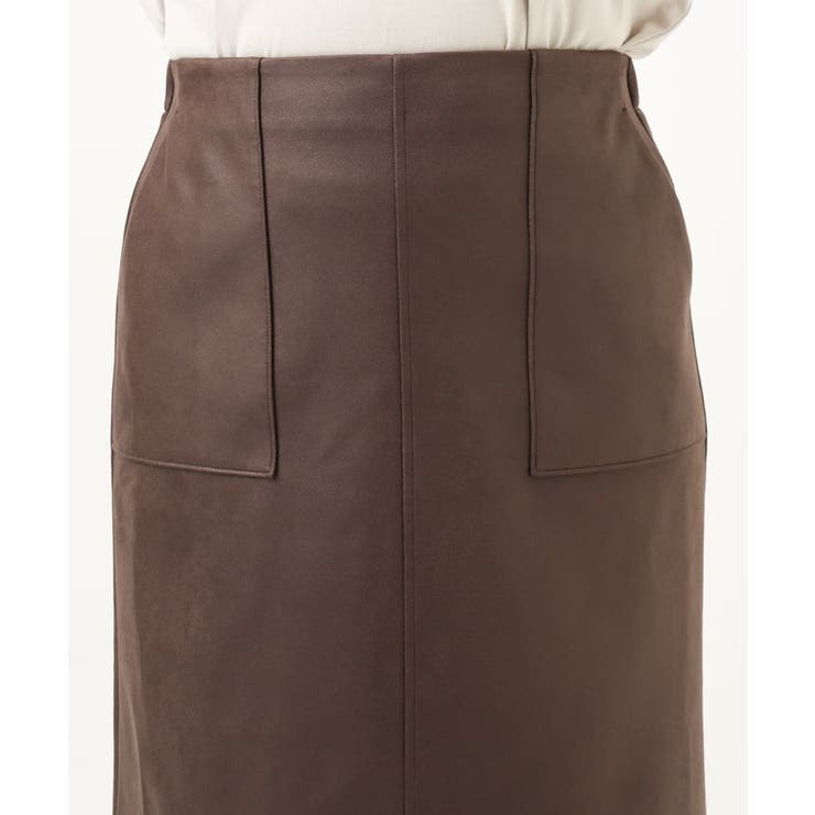 【大きいサイズ】フェイクレザータイトスカート | eur3 | 詳細画像6 