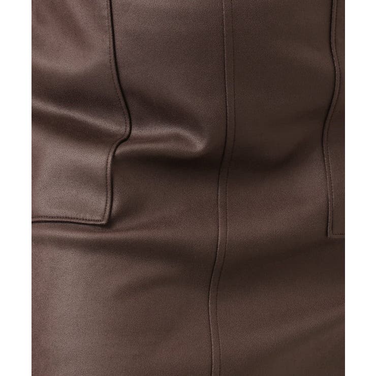 【大きいサイズ】フェイクレザータイトスカート | eur3 | 詳細画像9 