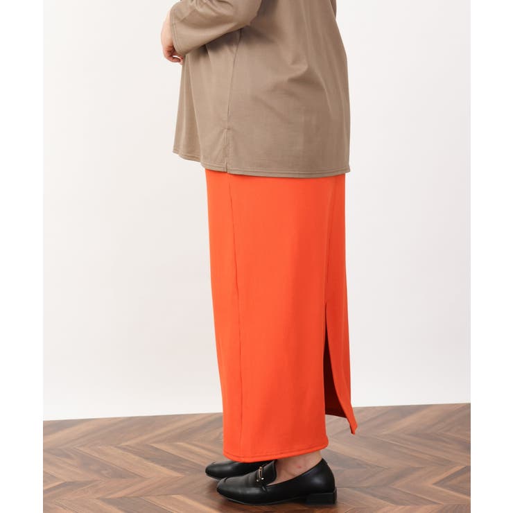 【大きいサイズ】リブカットタイトスカート | eur3 | 詳細画像11 