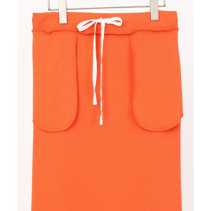 【大きいサイズ】リブカットタイトスカート | eur3 | 詳細画像2 