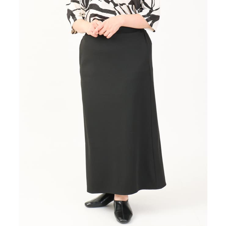 【大きいサイズ】リブカットタイトスカート | eur3 | 詳細画像34 