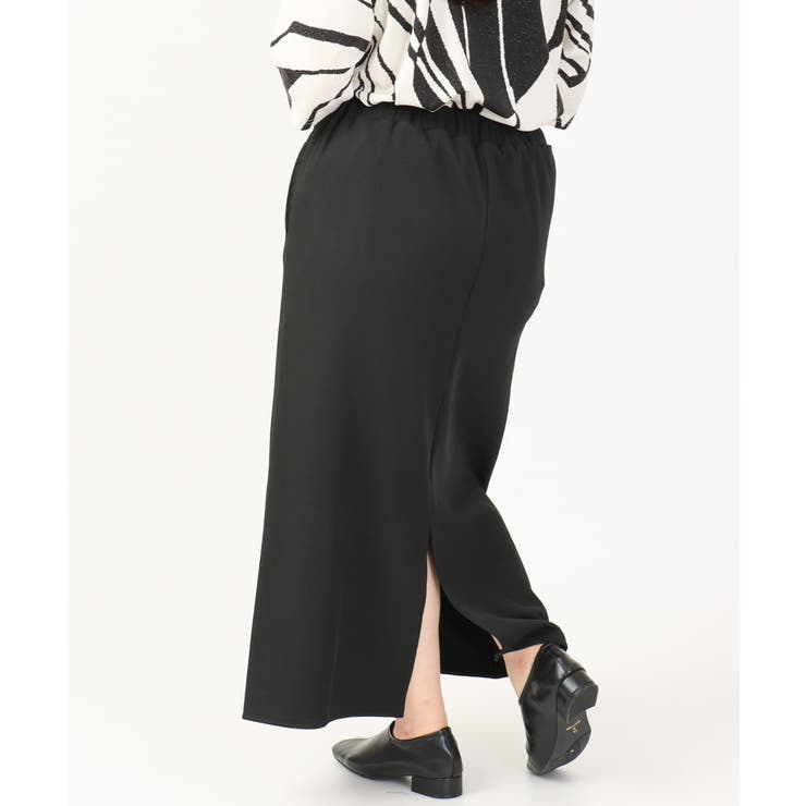 【大きいサイズ】リブカットタイトスカート | eur3 | 詳細画像35 