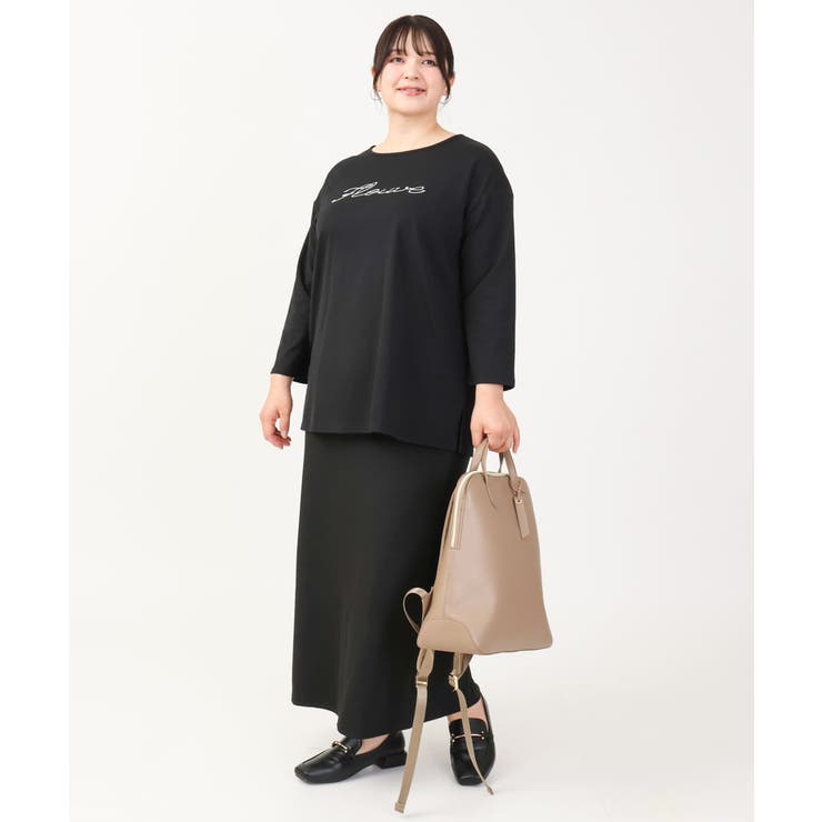 【大きいサイズ】リブカットタイトスカート | eur3 | 詳細画像38 