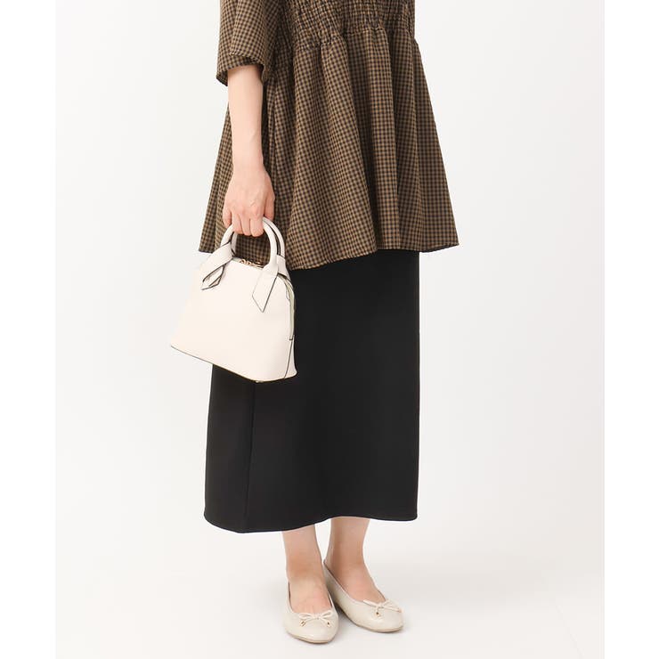 ブラック(94) | 【大きいサイズ】リブカットタイトスカート | eur3