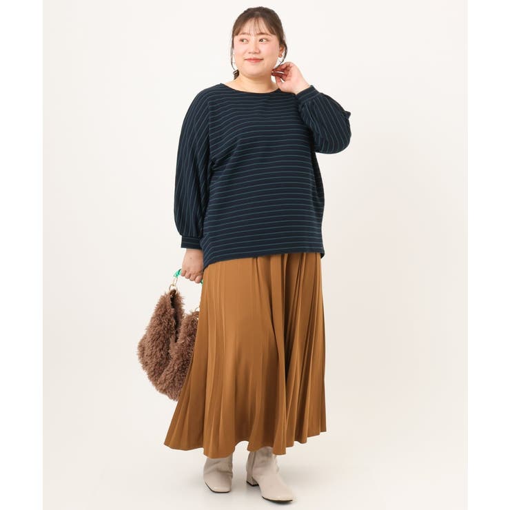 【大きいサイズ】ジョーゼットプリーツスカート | eur3 | 詳細画像13 