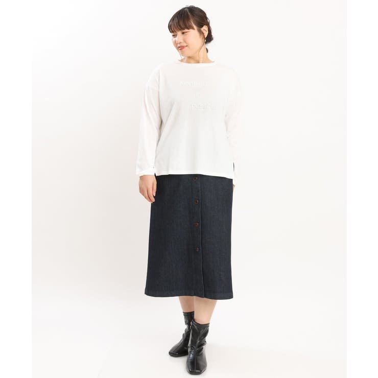 【大きいサイズ】フロントボタンタイトスカート | eur3 | 詳細画像15 