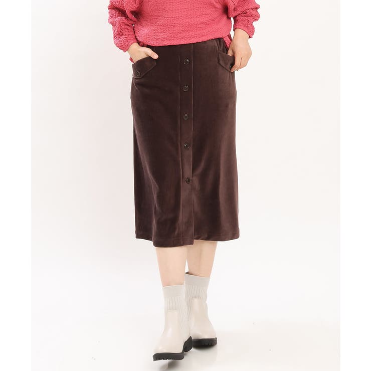 【大きいサイズ】フロントボタンタイトスカート | eur3 | 詳細画像19 