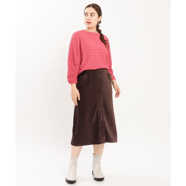 【大きいサイズ】フロントボタンタイトスカート | eur3 | 詳細画像21 