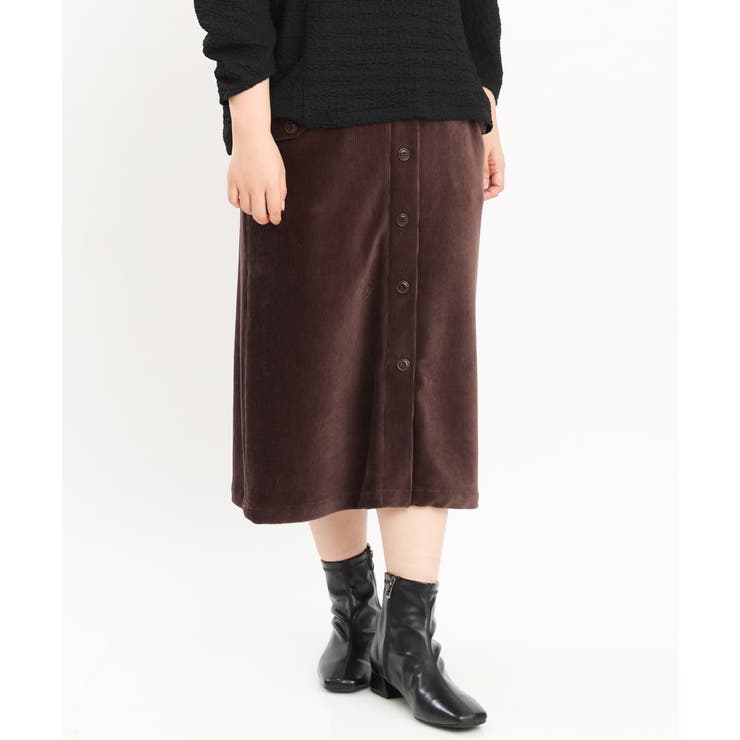 【大きいサイズ】フロントボタンタイトスカート | eur3 | 詳細画像23 