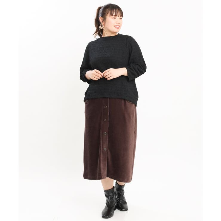 【大きいサイズ】フロントボタンタイトスカート | eur3 | 詳細画像25 