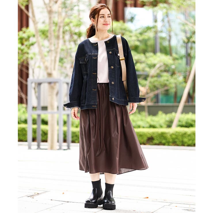 【大きいサイズ】チンツフレアスカート | eur3 | 詳細画像3 