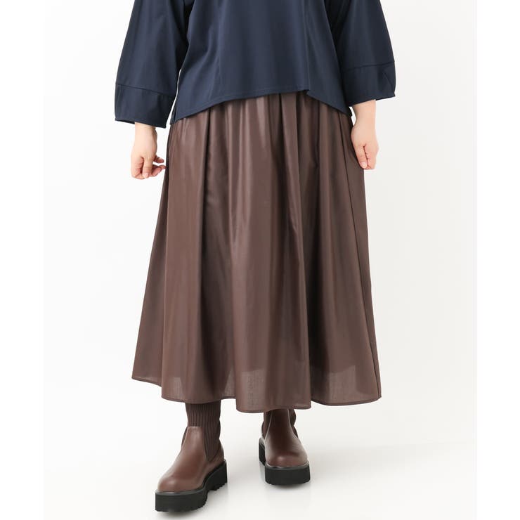 【大きいサイズ】チンツフレアスカート | eur3 | 詳細画像7 