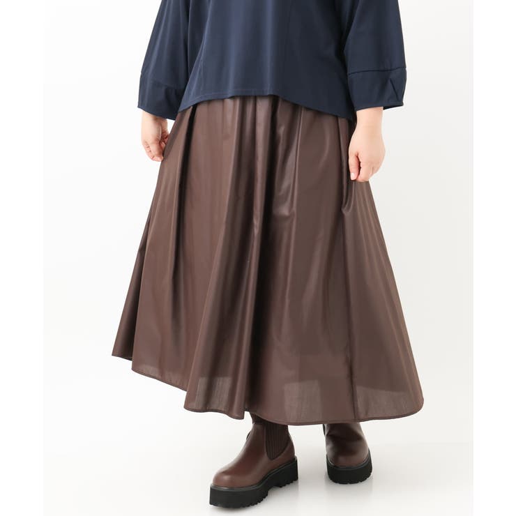 【大きいサイズ】チンツフレアスカート | eur3 | 詳細画像8 