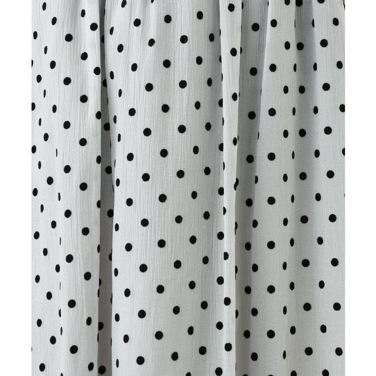 【大きいサイズ】フロッキードットシアースカート | eur3 | 詳細画像13 