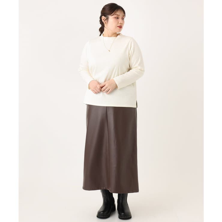【大きいサイズ】フェイクレザースカート | eur3 | 詳細画像13 