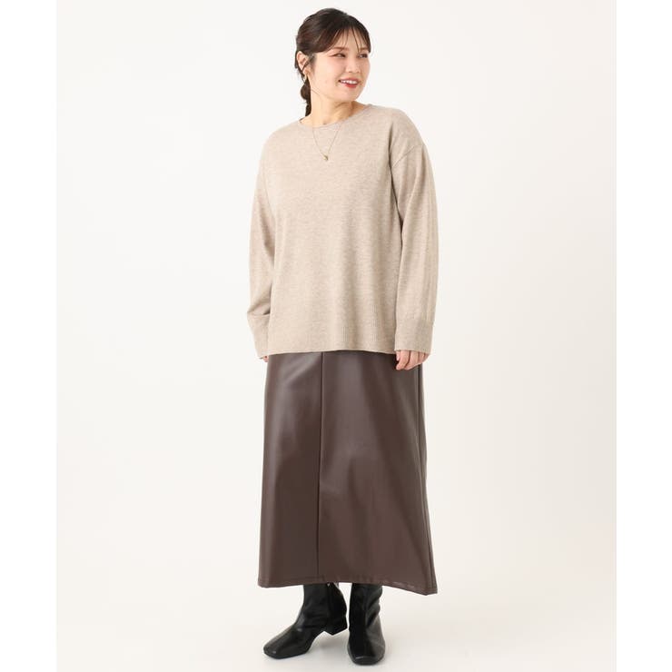 【大きいサイズ】フェイクレザースカート | eur3 | 詳細画像14 