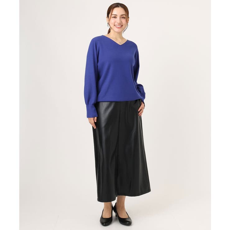 【大きいサイズ】フェイクレザースカート | eur3 | 詳細画像18 