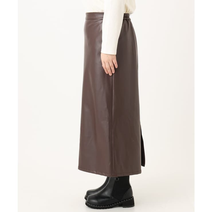 【大きいサイズ】フェイクレザースカート | eur3 | 詳細画像5 
