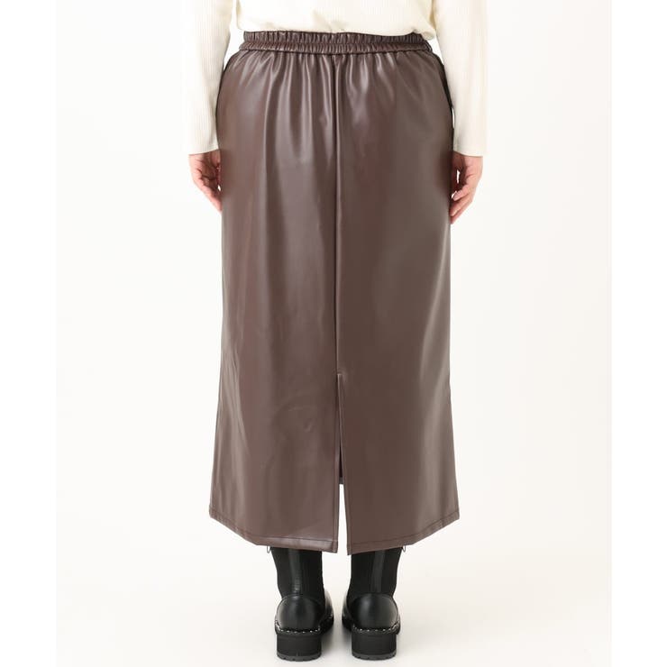 【大きいサイズ】フェイクレザースカート | eur3 | 詳細画像6 