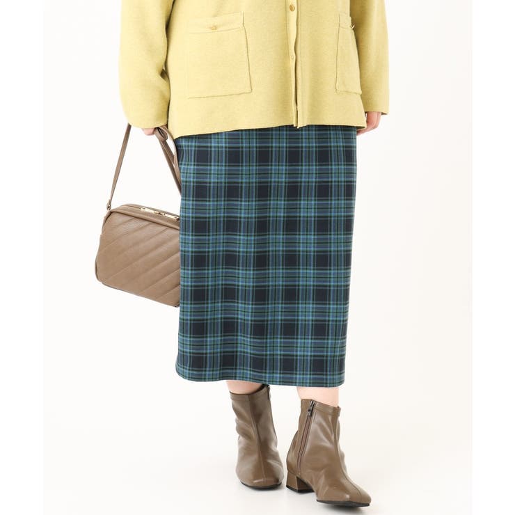 【大きいサイズ】チェックタイトスカート | eur3 | 詳細画像15 