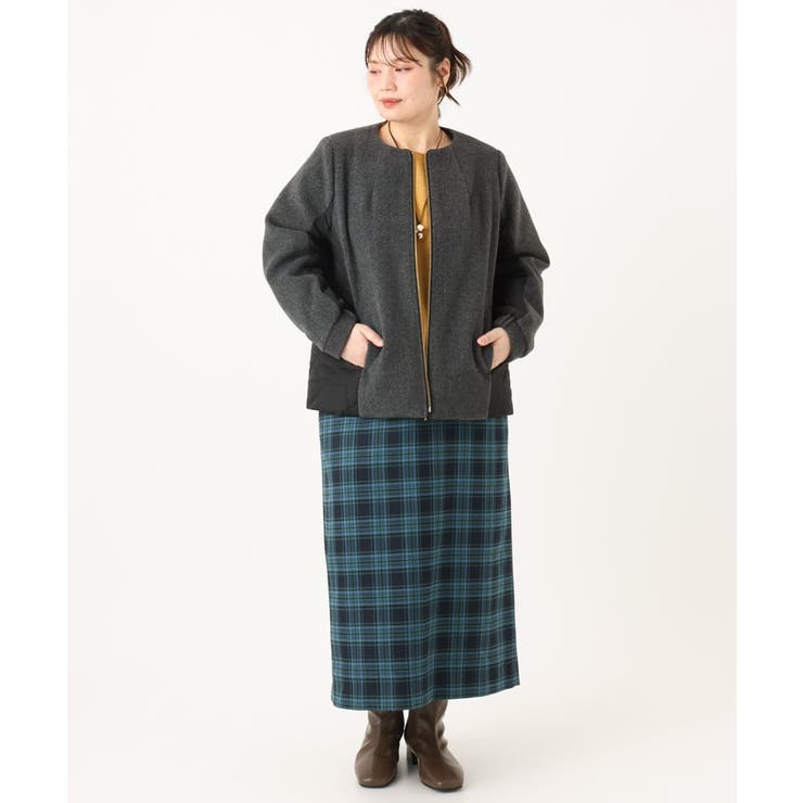 【大きいサイズ】チェックタイトスカート | eur3 | 詳細画像19 