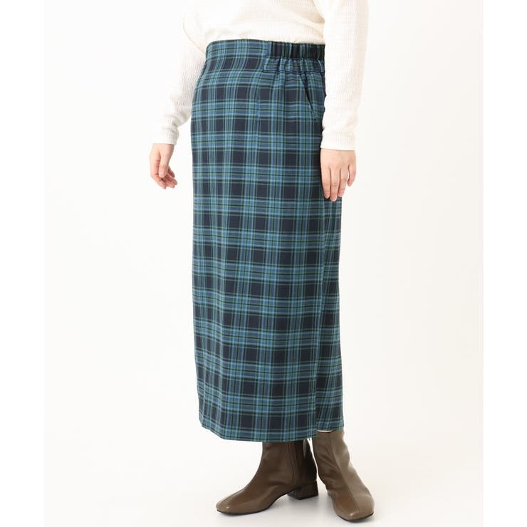 【大きいサイズ】チェックタイトスカート | eur3 | 詳細画像2 