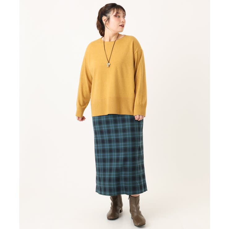 【大きいサイズ】チェックタイトスカート | eur3 | 詳細画像21 