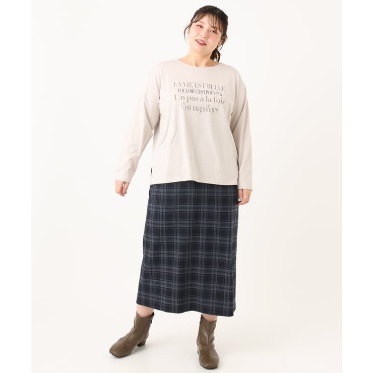 【大きいサイズ】チェックタイトスカート | eur3 | 詳細画像28 